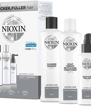 3-СТУПЕНЧАТАЯ СИСТЕМА NIOXIN №1 (150 мл) для натуральных волос с тенденцией к истончению